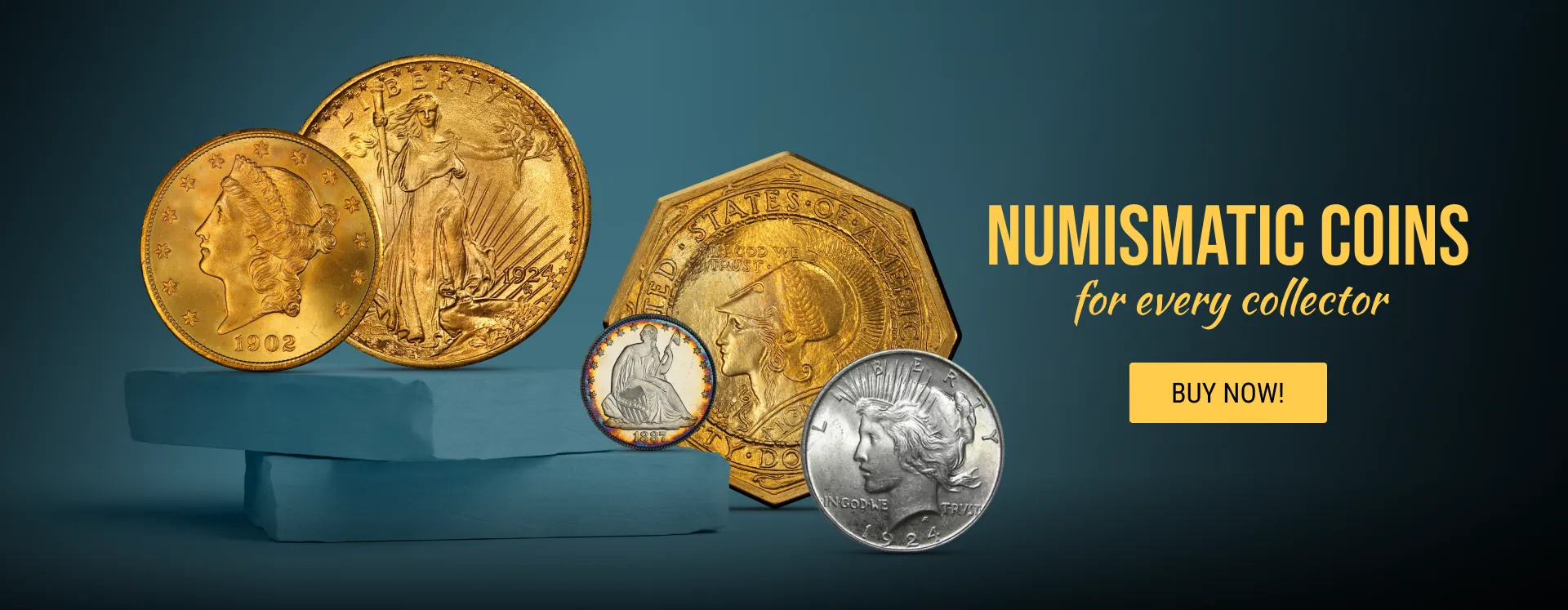 Golfcoast Numismatic Coins Banner